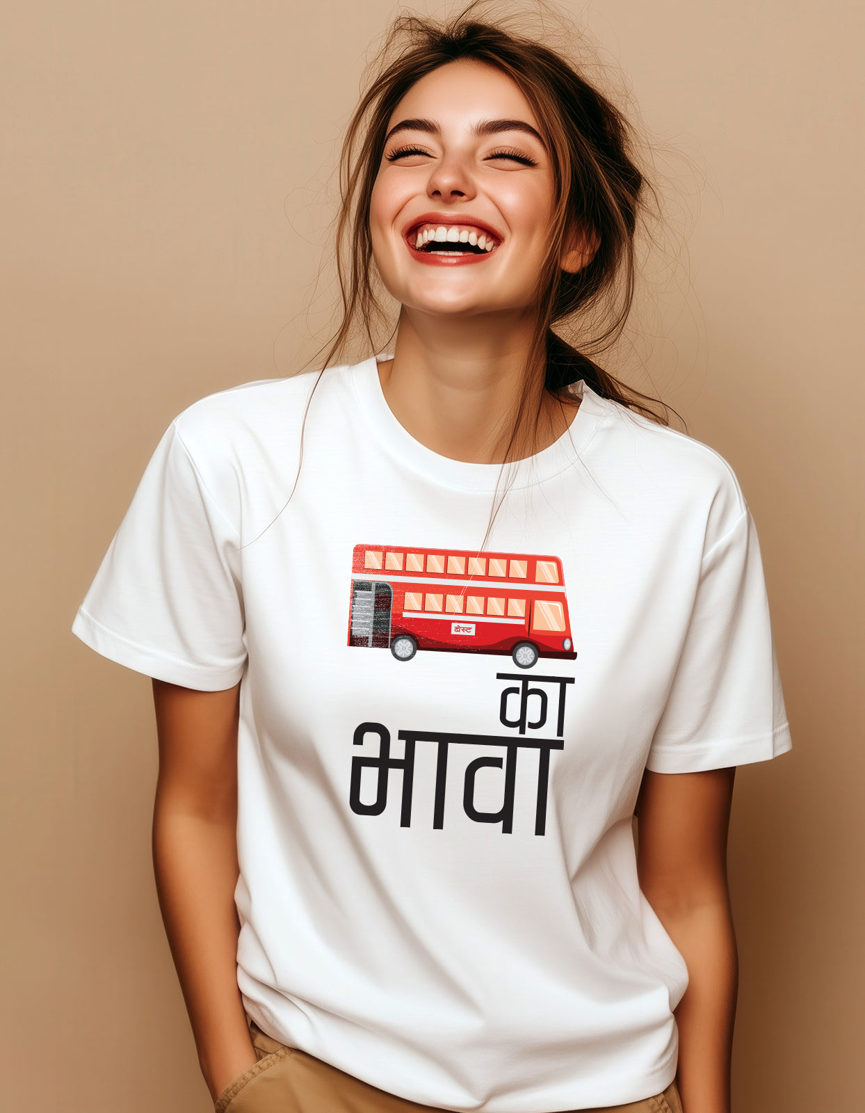 "Bus Ka Bhava" Unisex Graphic T-Shirt by WhimsyWrap WW-M-0029 whimsywrap