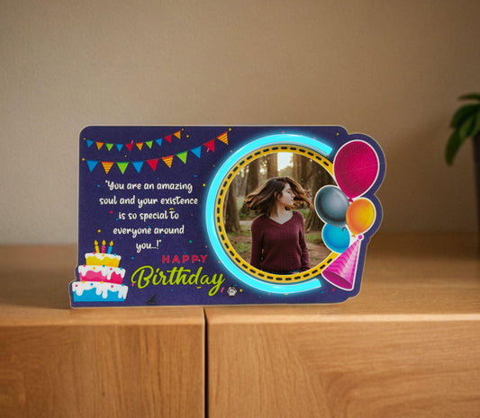 LED NEON Happy Birthday Stand whimsywrap