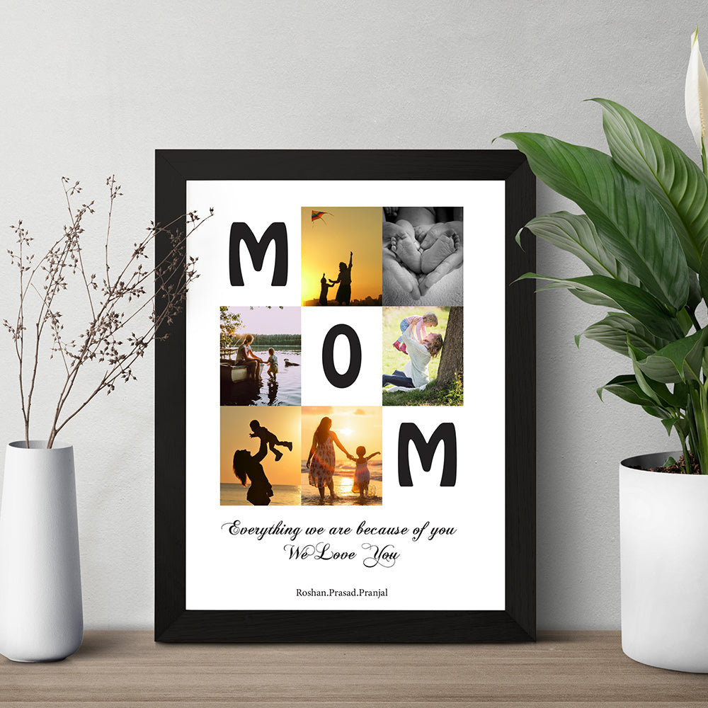 Whimsywrap- Cute Frame for Mom- Mother's Day Special Gifts- Gifts for Mom- Unique Frame for Mom-Mother's Day Gifts for Mom whimsywrap