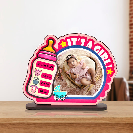 It's A Girl! New Born Baby Stand whimsywrap