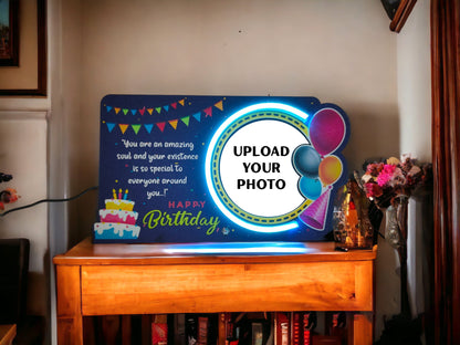 LED NEON Happy Birthday Stand whimsywrap