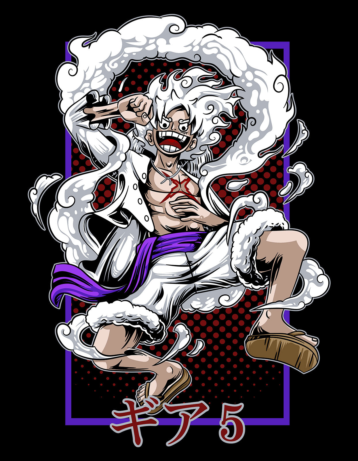 One Piece Anime Graphic Print T-Shirt by WhimsyWrap whimsywrap