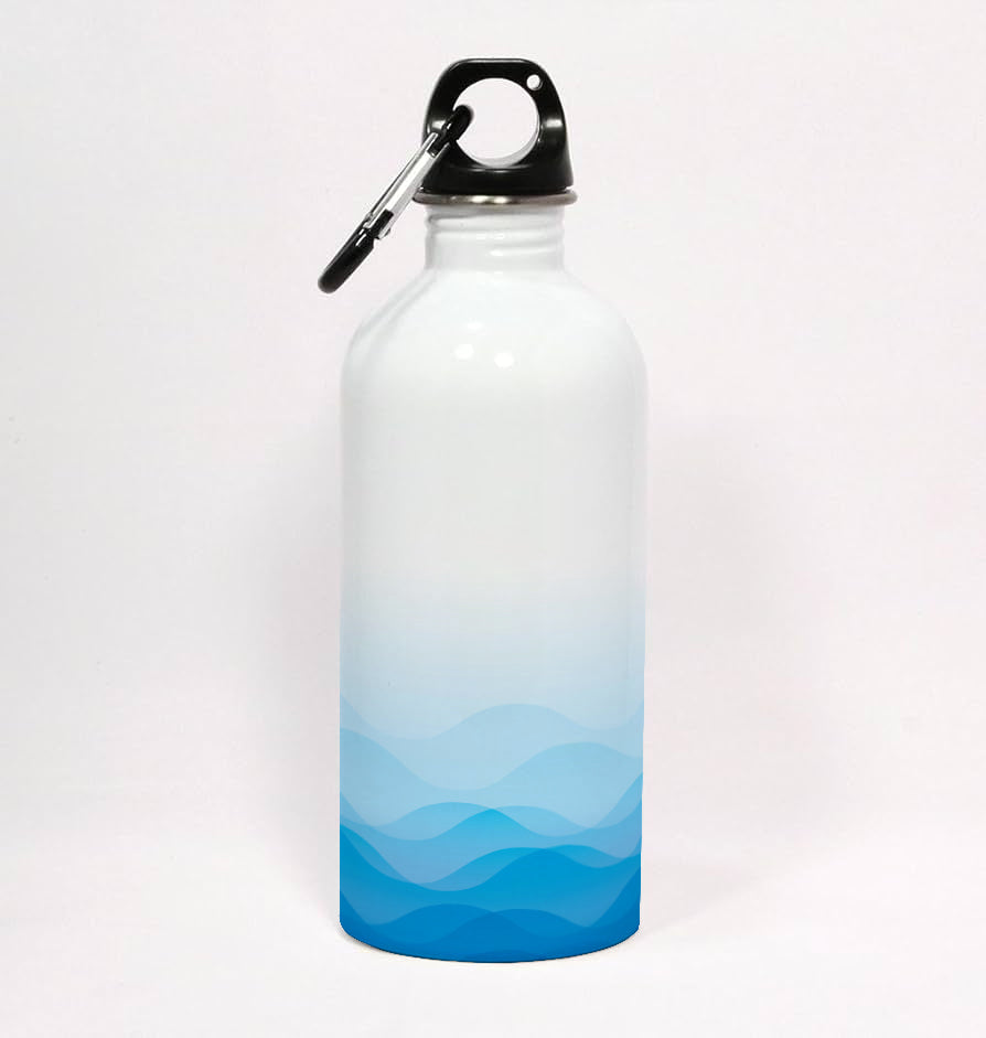 White Water Bottle with Carabiner