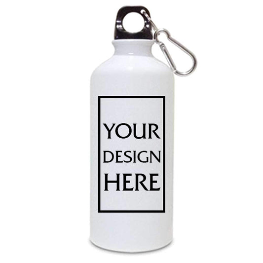 White Water Bottle with Carabiner
