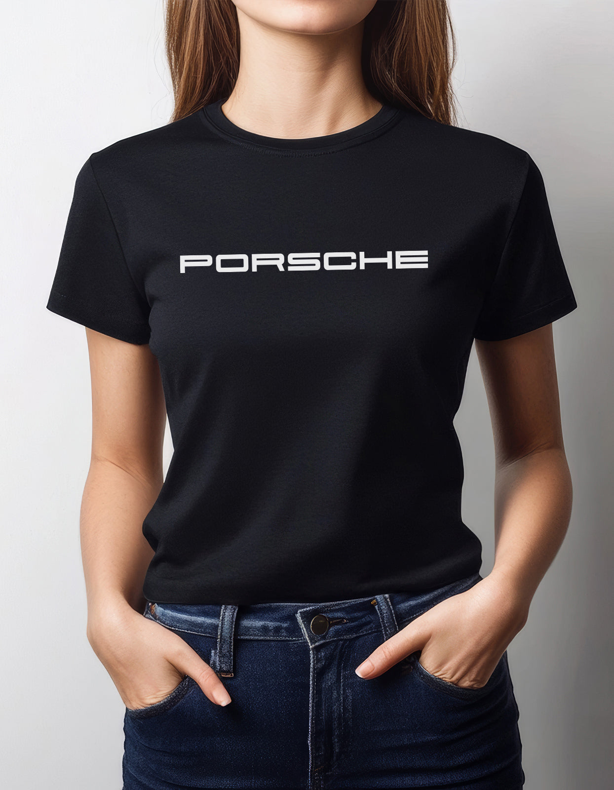 Pink Porche 911 RS RAWR Car Collection Graphic Print T-Shirt by WhimsyWrap whimsywrap