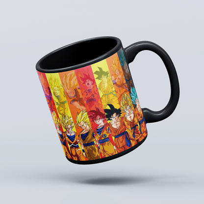 Goku Anime Printed Coffee Mug | 350 ml for Gifting and Present