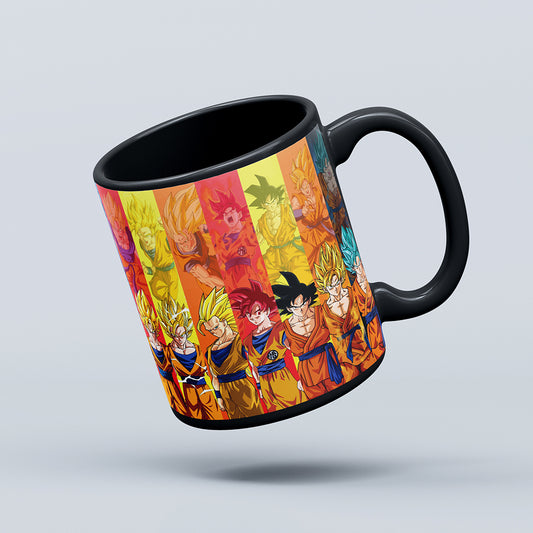 Goku Anime Printed Coffee Mug | 350 ml for Gifting and Present