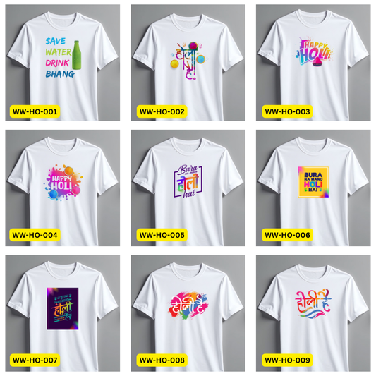 Happy Holi T-shirt whimsywrap